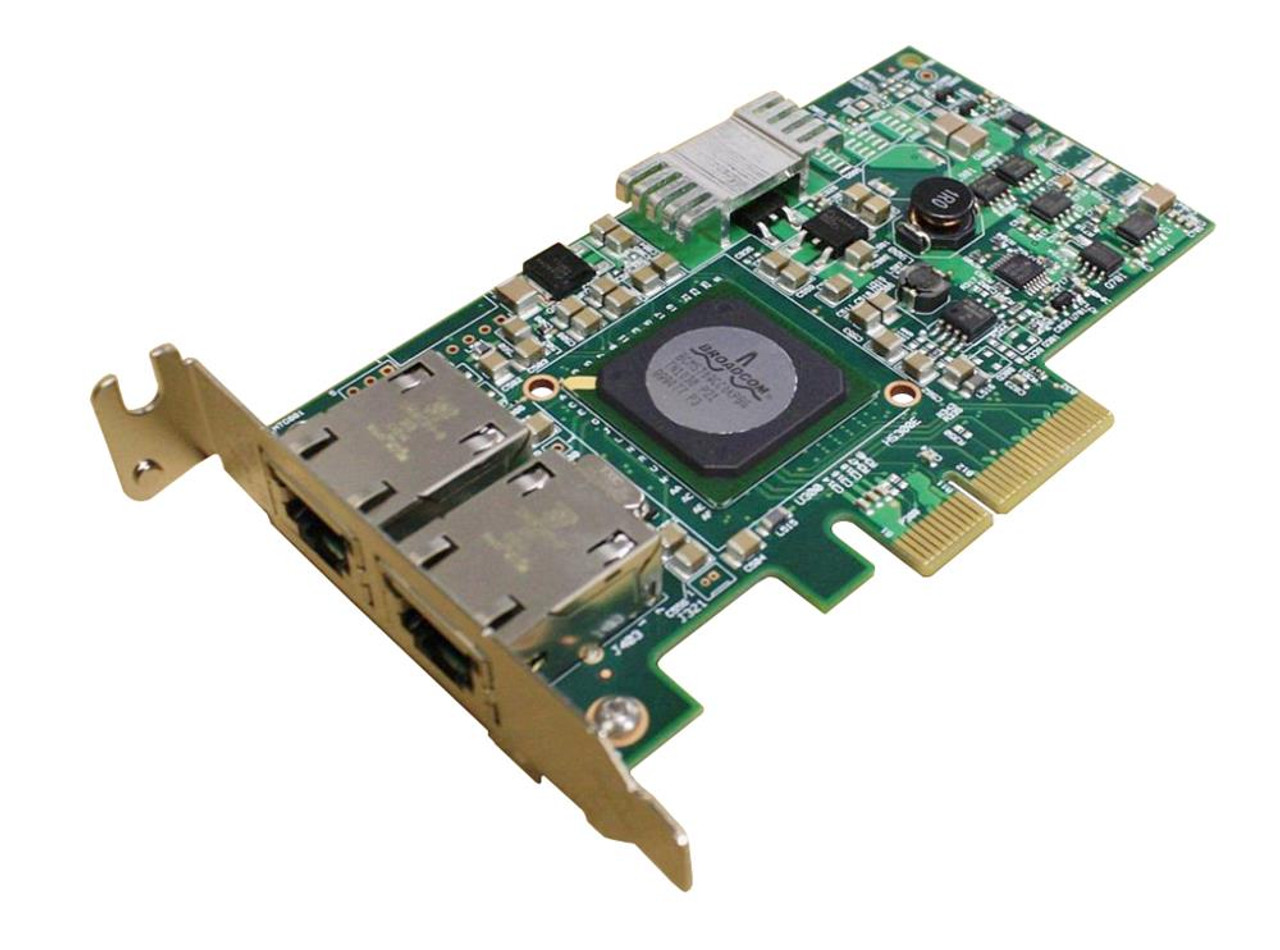 42C1780-F-06 IBM NetXtreme II 1000 Express Dual-Ports 1Gbps 10Base-T/100Base-TX/1000Base-T Gigabit Ethernet PCI Express 2.0 x4 Adapter by Broadcom for System X