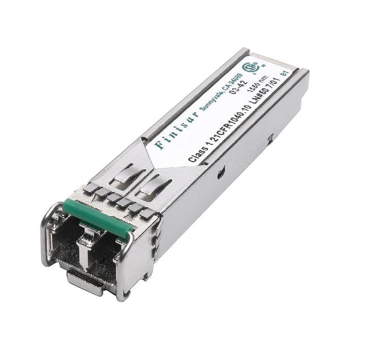 FTRJ1519P1WCL Finisar 2Gbps 1000Base-ZX Single-mode Fiber 80km 1550nm Duplex LC Connector SFP Transceiver Module