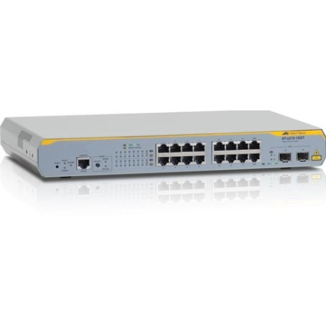 AT-X210-16GT-90 Allied Telesis X210 Series 14-Ports 10/100/1000Base-T Layer 2+ Switch with 2x SFP Combo Ports (Refurbished)
