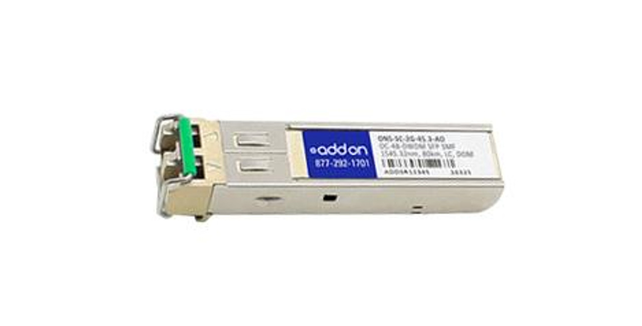 ONSSC2G453AO ADDONICS OC-48 OC-48-DWDM Single-Mode Fiber 80km 1545.32nm LC Connector SFP Transceiver Module Cisco Compatible