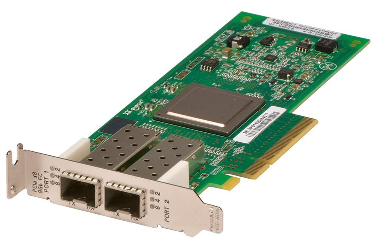 QLE2562L QLogic Dual-Ports LC 8Gbps Fibre Channel PCI Express 2.0 x8 Host Bus Network Adapter