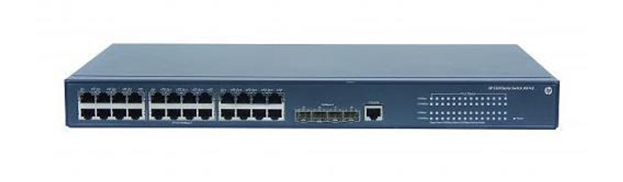 JE074A#ABB HP A5120-24G SI 24-Ports SFP (mini-GBIC) Layer 4 Managed Stackable Gigabit Ethernet Switch Rack Mountable (Refurbished)