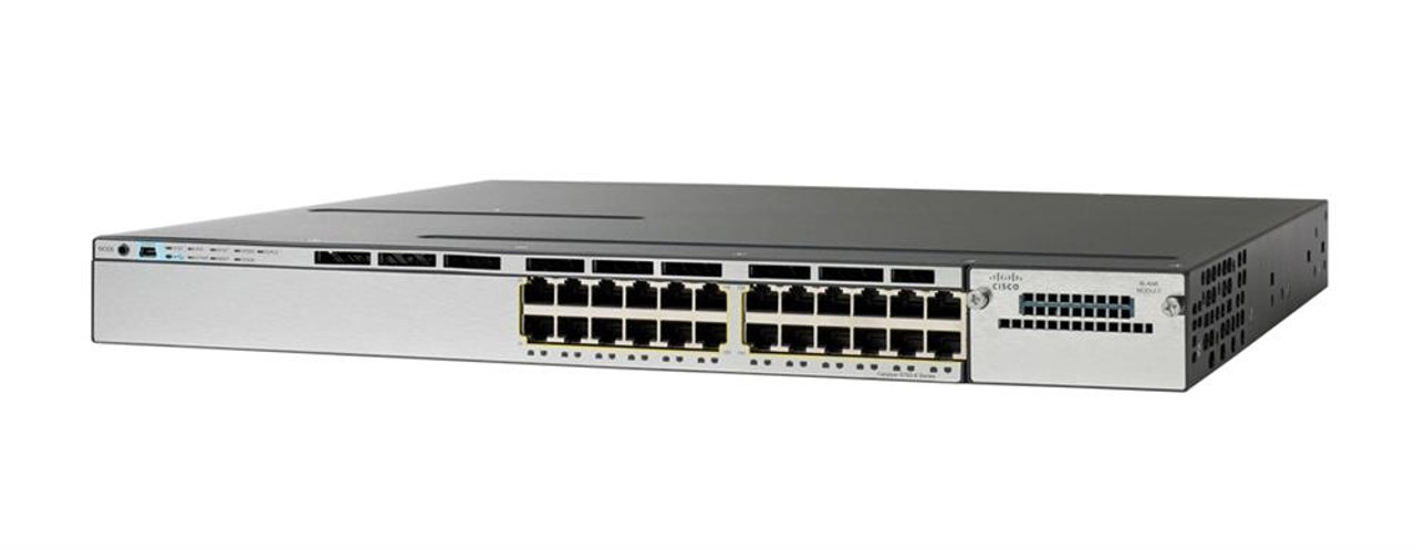 WS-C3750X-24P-L-DDO Cisco Catalyst 3750x 24-Ports 10/100/1000Base