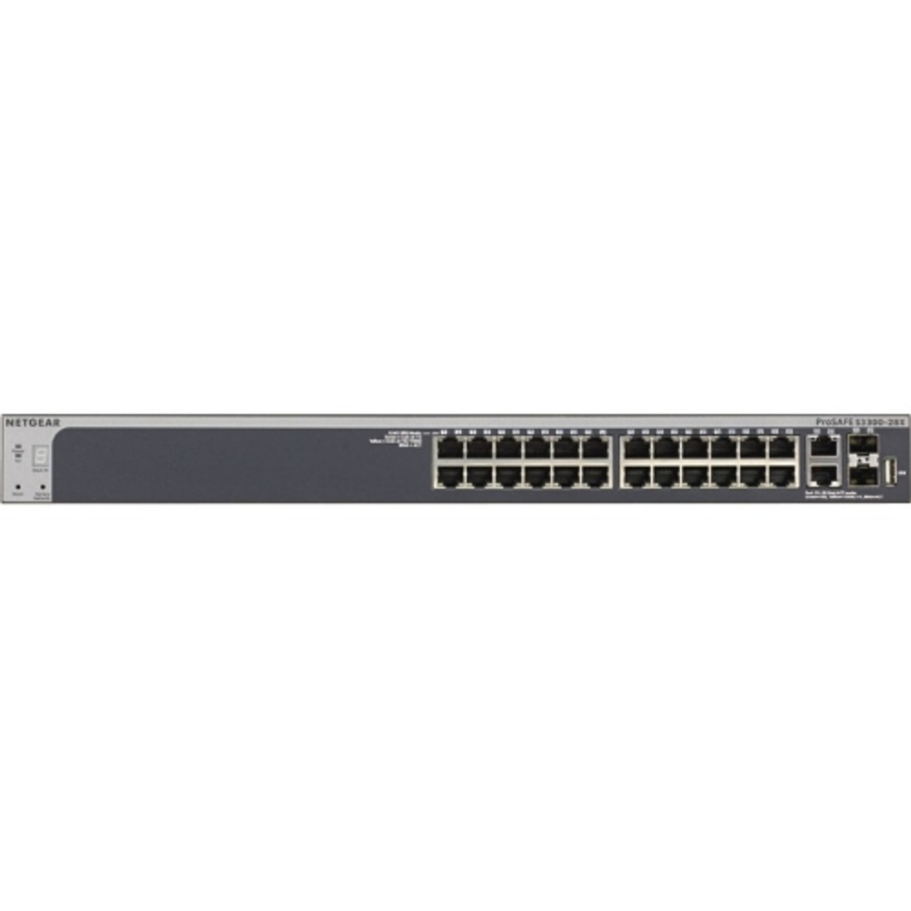 GS728TX-100NES NetGear ProSAFE S3300-28X 28-Ports Gigabit Stackable Smart  Managed Switch with 2 Copper 10G (Refurbished)