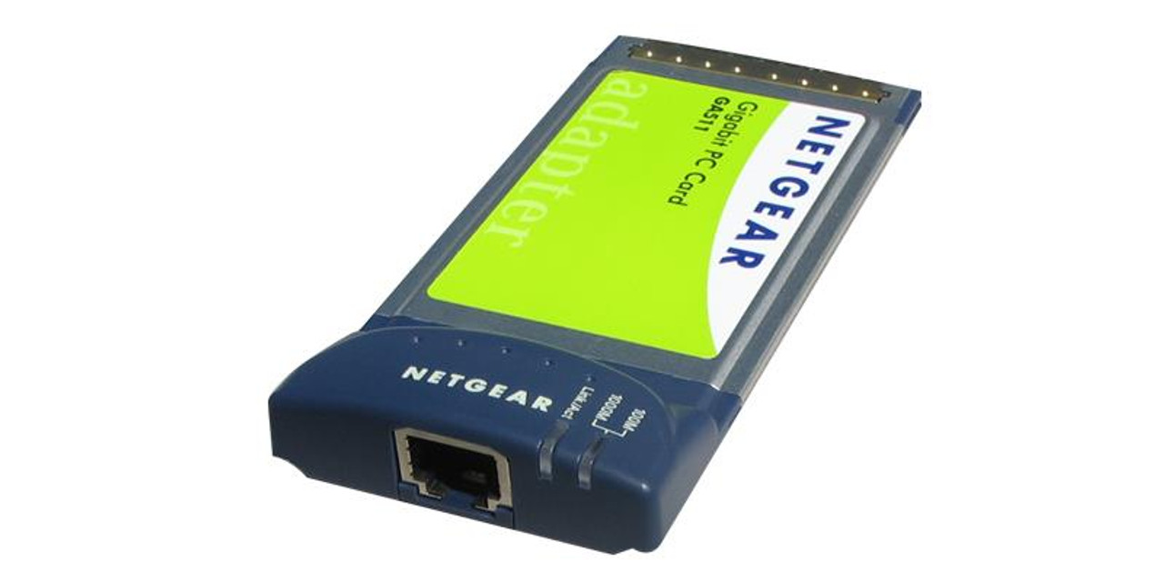 NET-GA511NAR NetGear 10/100/1000Mbps Gigabit Ethernet CardBus Adapter