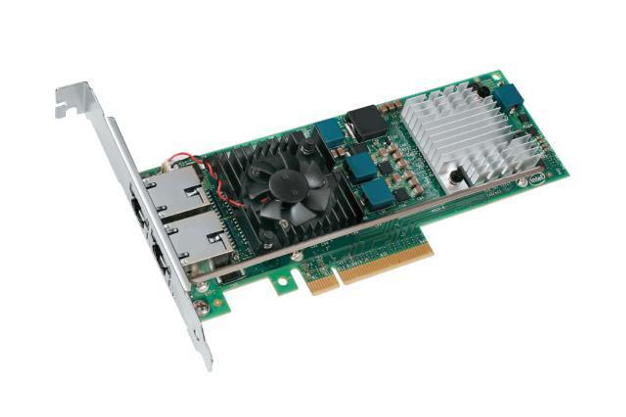 G21371-004 Intel Dual-Ports RJ-45 10Gbps 10GBase-T 10 Gigabit Ethernet PCI Express 2.0 x8 Server Network Adapter