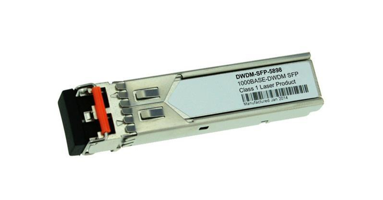 DWDM-SFP-5898 Cisco 1Gbps 1000Base-DWDM Single-mode Fiber 80km 1558.98nm Duplex LC Connector SFP Transceiver Module