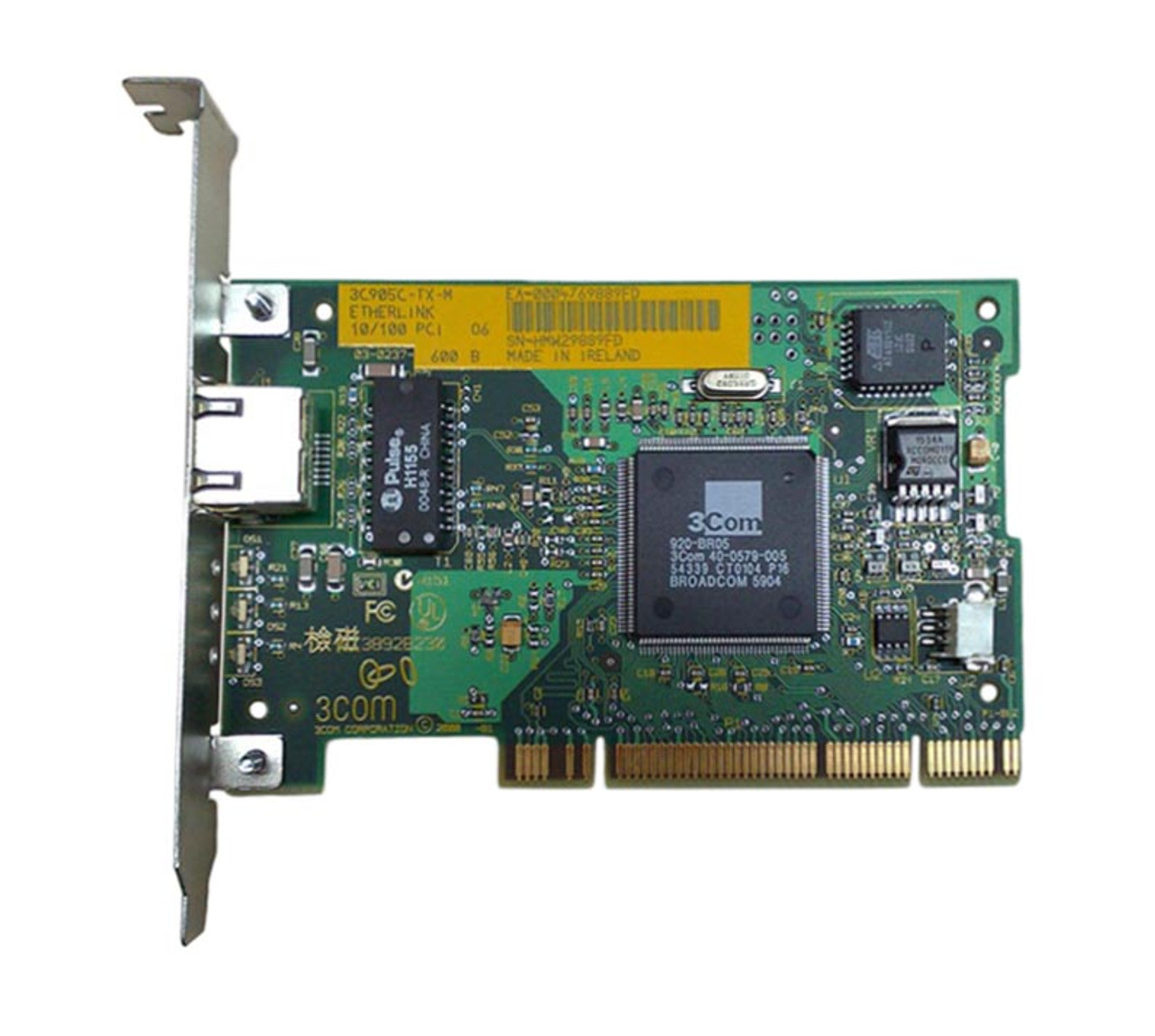 920-BR05 3Com EtherLink 10/100 PCI Network Interface Card
