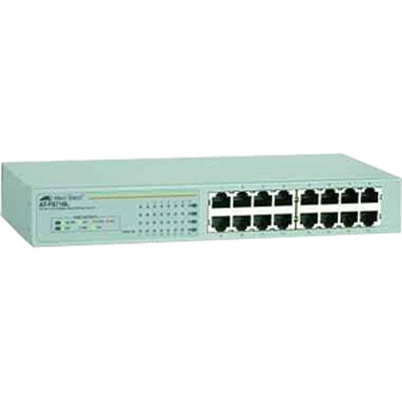 AT-FS716L-20 Allied Telesis 10/100tx X 16-Ports s Unmanaged Eco-Friendly Fast Ethernet Switch (Refurbished)