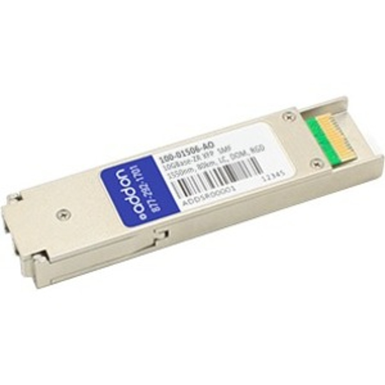 100-01506-AO AddOn 10Gbps 10GBase-ZR OC-192/STM-64 Single-mode Fiber 80km 1550nm Duplex LC Connector XFP Transceiver Module for Calix Compatible