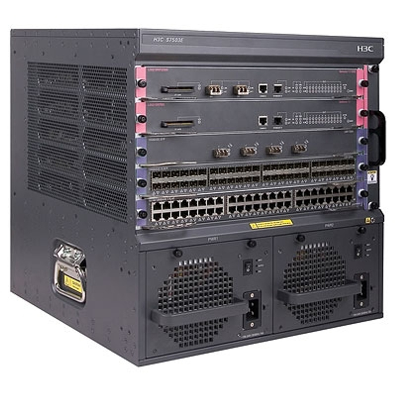 JG507A HP 7503 Switch with 48-port Gig-T PoE+ Module and 384Gbps MPU with 2 XFP ports (Refurbished)