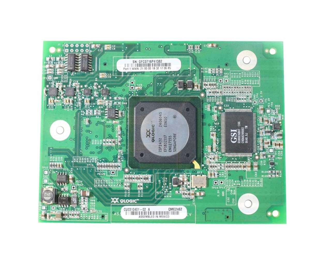 CU0310401-02 QLogic 2GB PCI-E 2-Port FC Fibre Host Bus Adapter