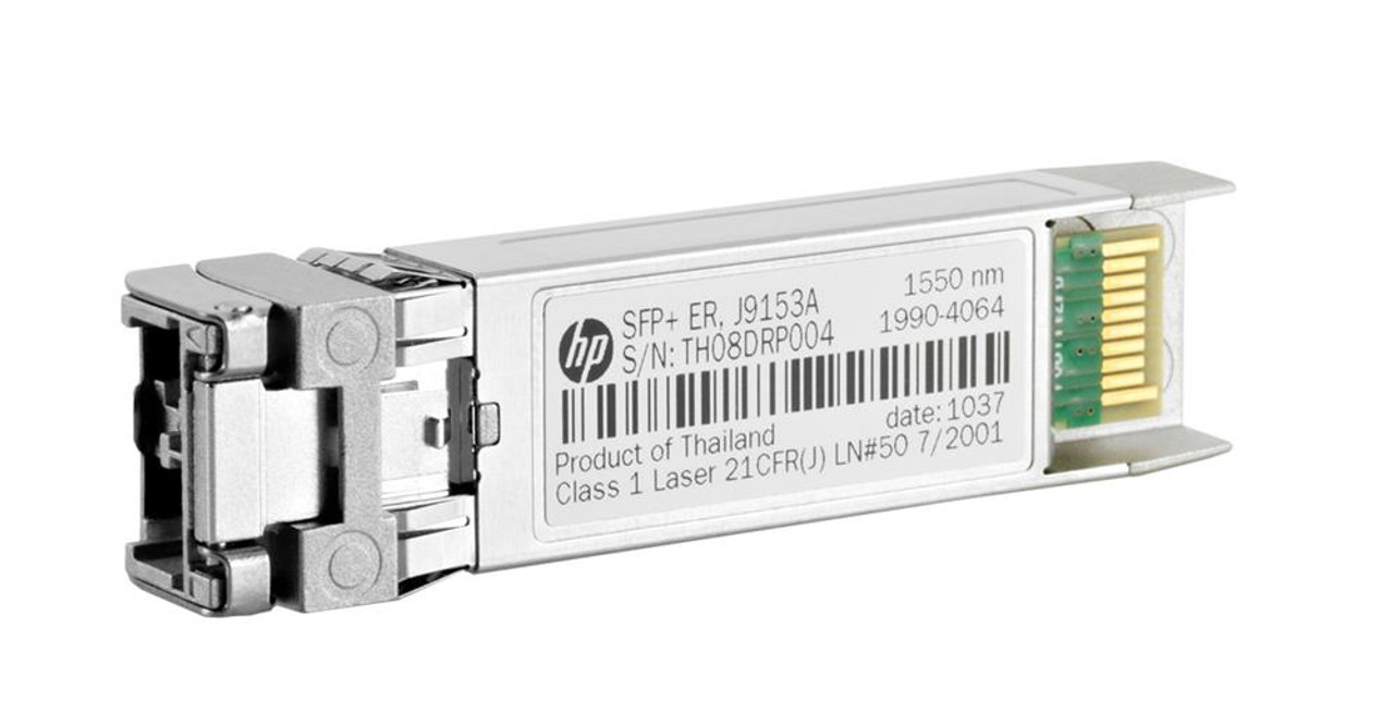 J9153-61001 HP ProCurve X132 10Gbps 10GBase-ER Single-mode Fiber 40km 1550nm Duplex LC Connector SFP+ Transceiver Module