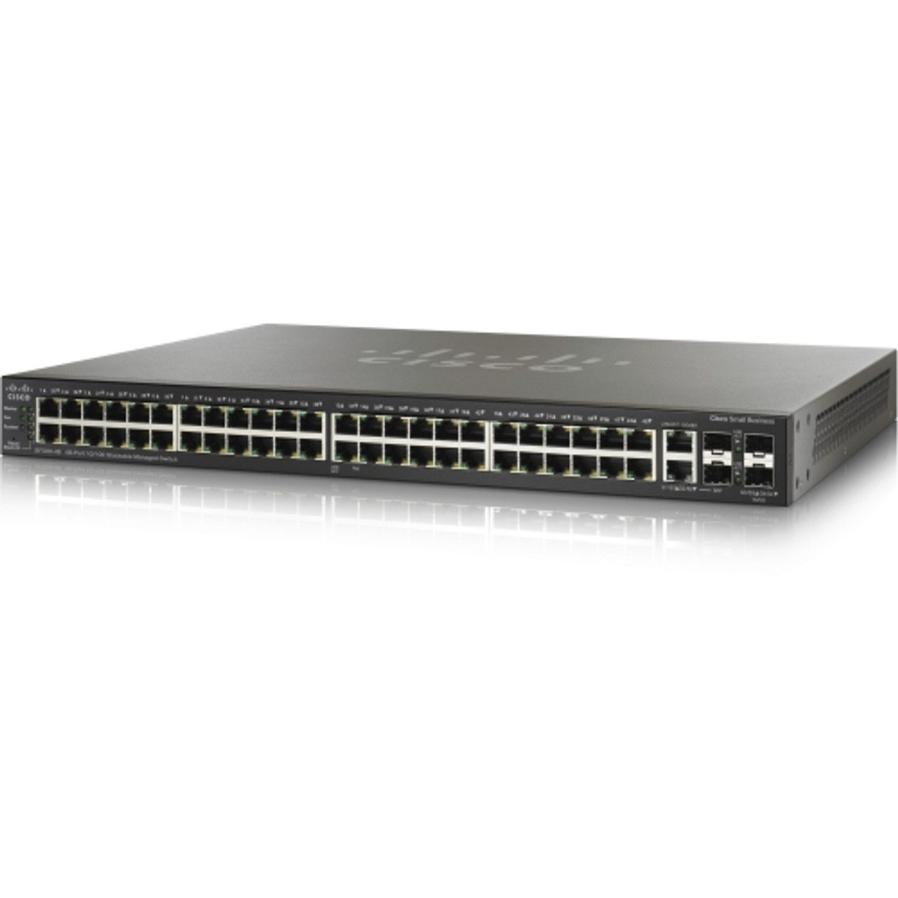 SF500-48-K9-BR Cisco 48-Ports 10/100 Stackable Managed Switch with Gigabit Uplinks (Refurbished)