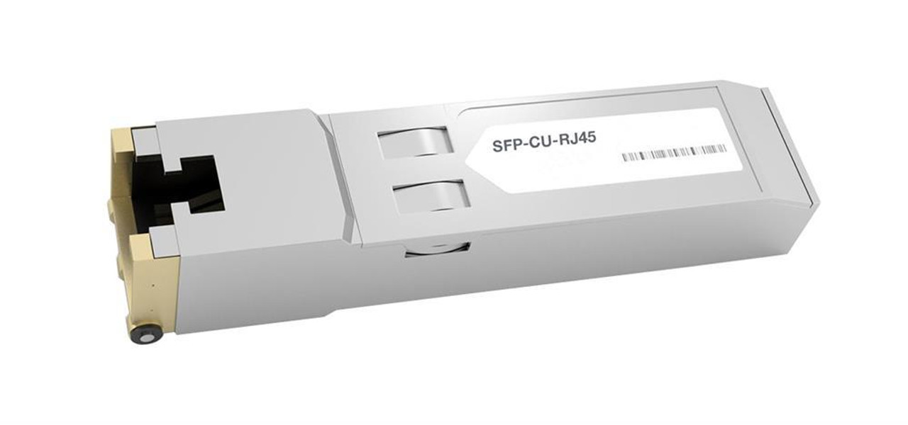 SFP-CU-RJ45= Cisco 1Gbps 1000Base-T Copper 100m RJ-45 Connector SFP (mini-GBIC) Transceiver Module (Refurbished)