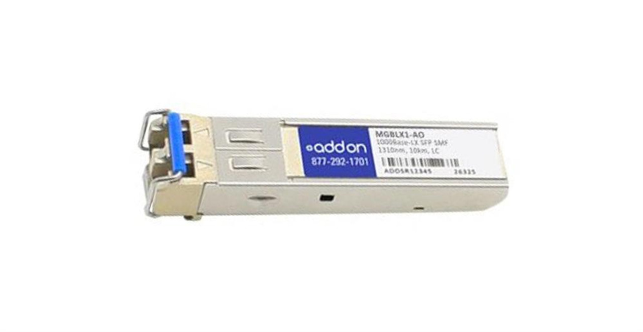 MGBLX1AOTK ADDONICS 1Gbps 1000Base-LX Single-mode Fiber 10km 1310nm Duplex LC Connector SFP (mini-GBIC) Transceiver for Linksys