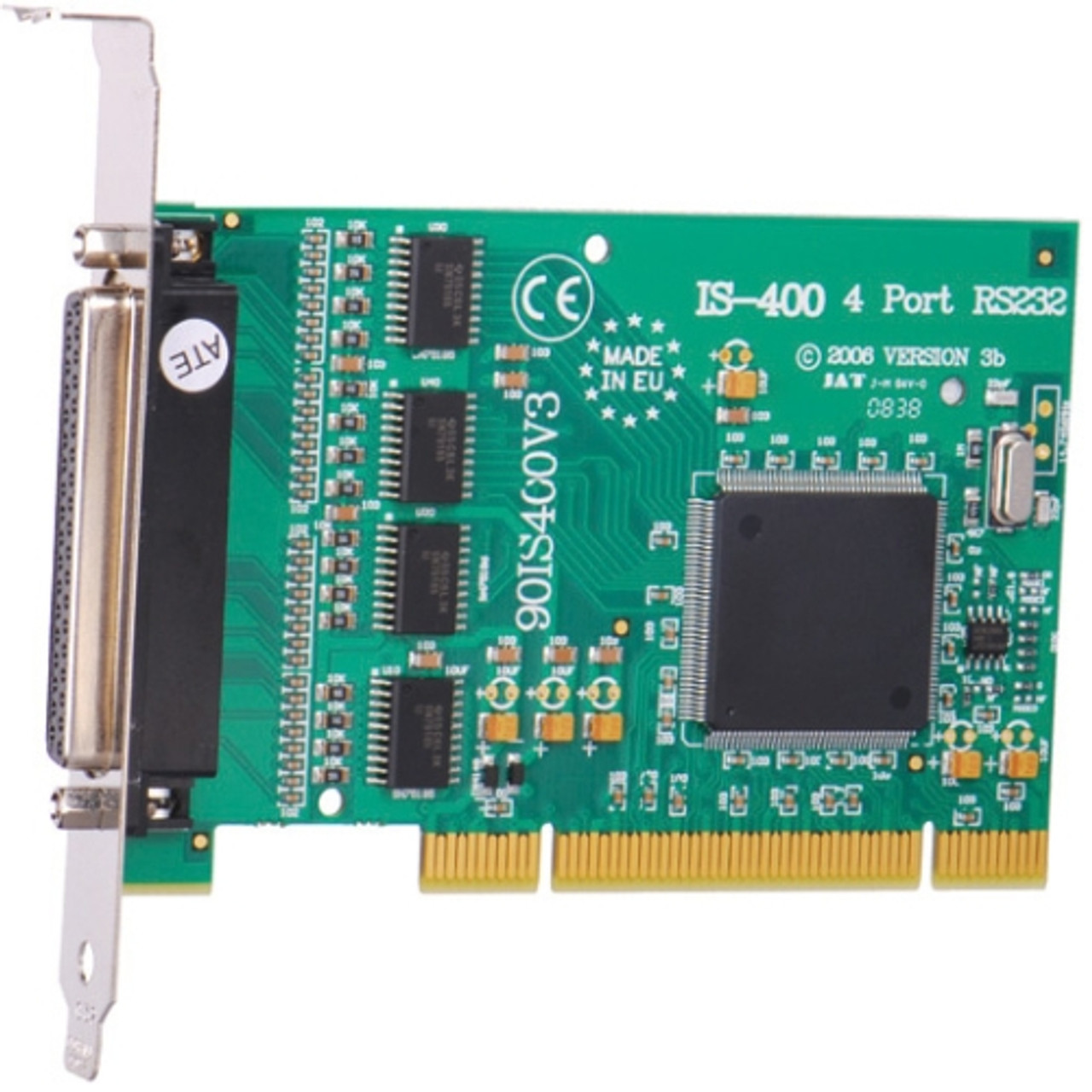 IS-400 Intashield IS-400 4-port Multiport Serial Adapter Universal PCI 4 x DB-9 RS-232 Serial Plug-in Card