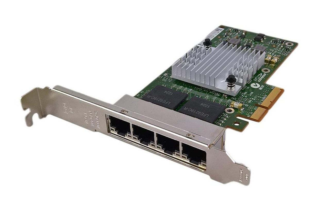 49Y4240-B4 IBM Quad-Ports RJ-45 1Gbps 10Base-T/100Base-TX/1000Base-T Gigabit Ethernet PCI Express 2.0 x4 Server Network Adapter by Intel
