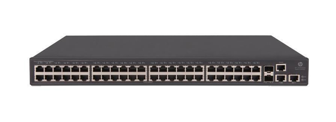 JG939-61001 HPE 5130-48G-2SFP+-2XGT EI 48-Ports 10/100/1000Base-TX RJ-45 Manageable Layer3 Rack-mountable Ethernet Switch with 2x SFP+ Ports (Refurbished)
