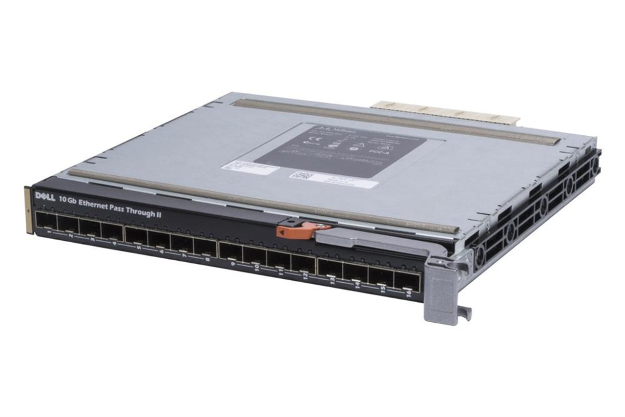 M1601P Dell M1000e M1601p 10gbe 16-Ports Ethernet Blade Pass Through Ii Module (Refurbished)