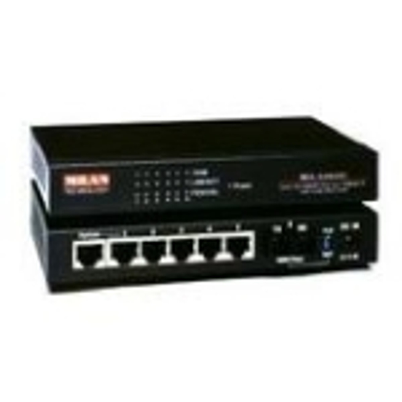 MIL-S501SC-40 Milan MIL-S501 Ethernet Switch 5 x 10/100Base-TX, 1 x 100Base-FX (Refurbished)