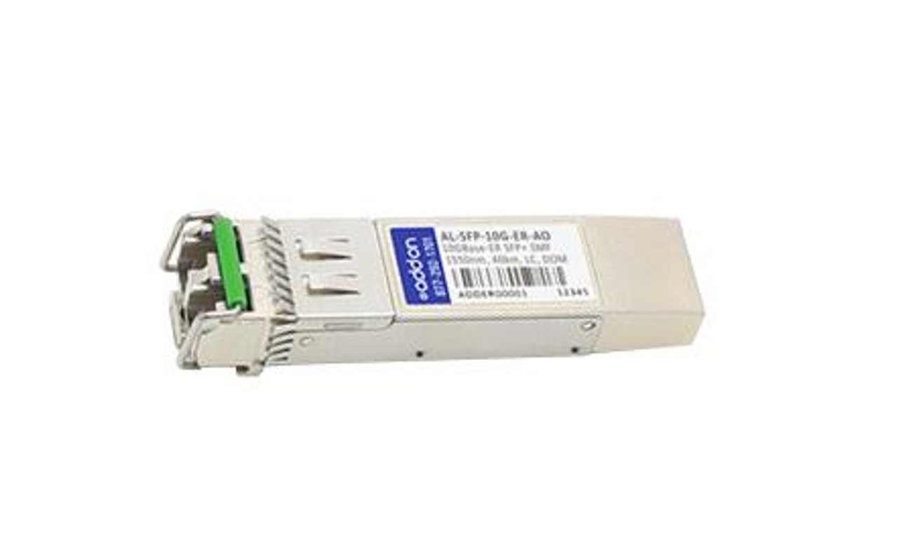 ALSFP10GERAO AddOn 10Gbps 10GBase-ER Single-mode Fiber 40km 1550nm Duplex LC Connector SFP+ Transceiver Module