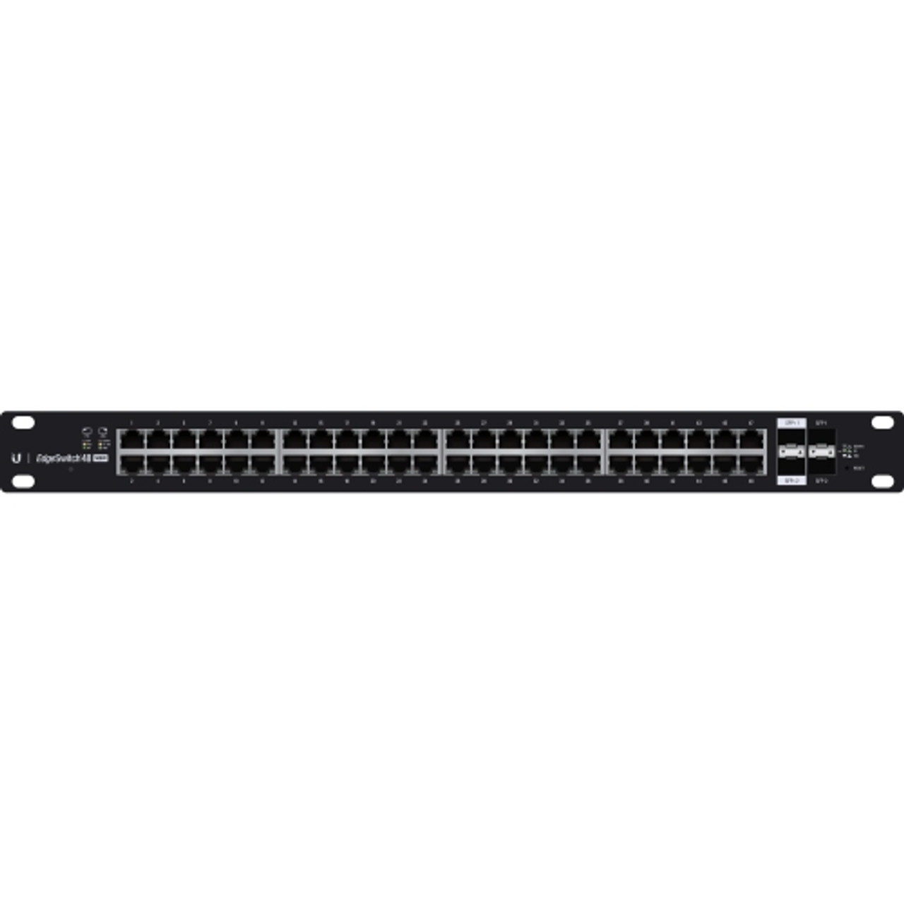 ES-48-500W Ubiquiti Networks EdgeSwitch 48-Ports SFP+ Gigabit Ethernet Layer 3 Switch Manageable 3 Layer Supported 1U High Rack-mountable (Refurbished)
