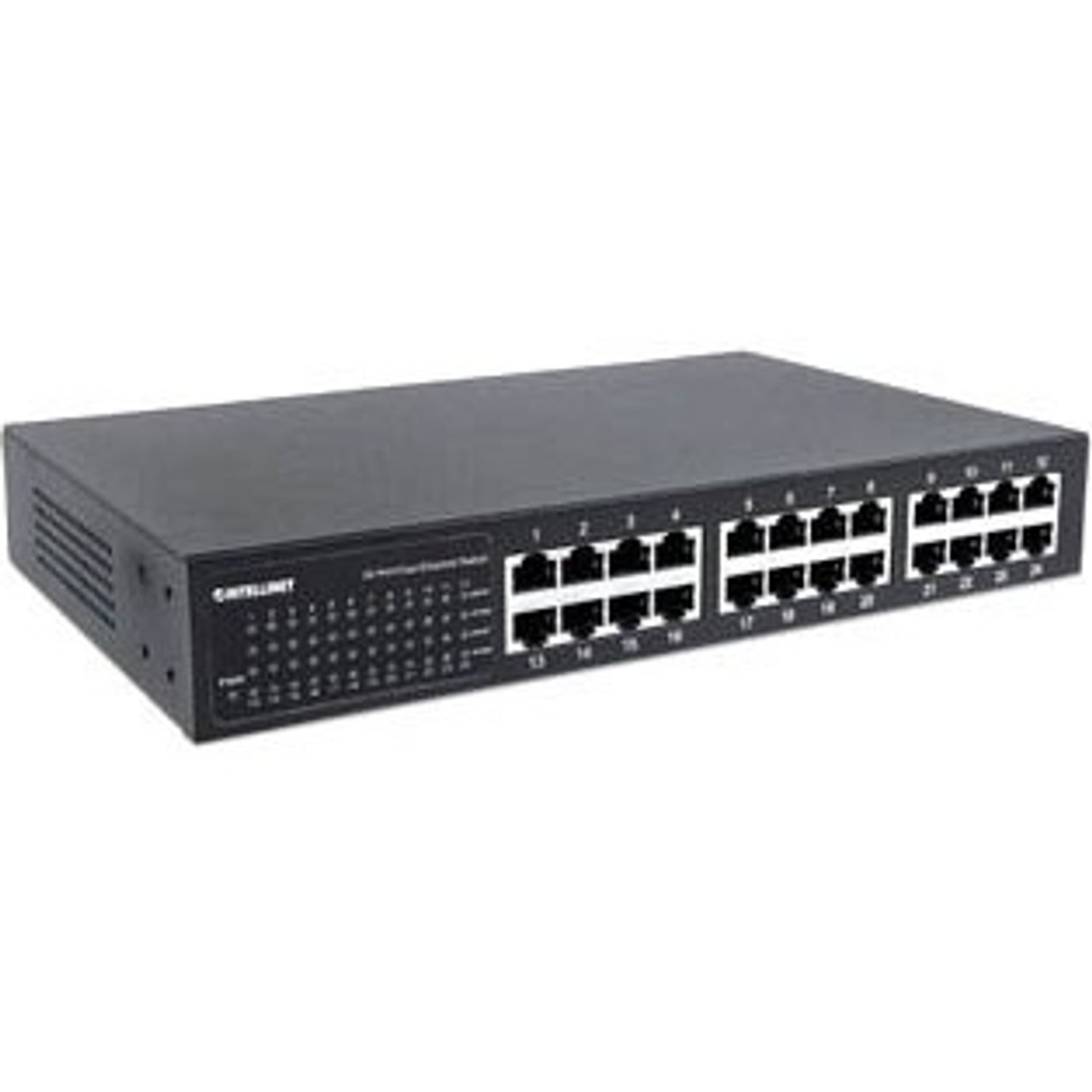 560924 Intellinet Network 24-Ports 10/100Base-TX Fast Ethernet Desktop Switch (Refurbished)