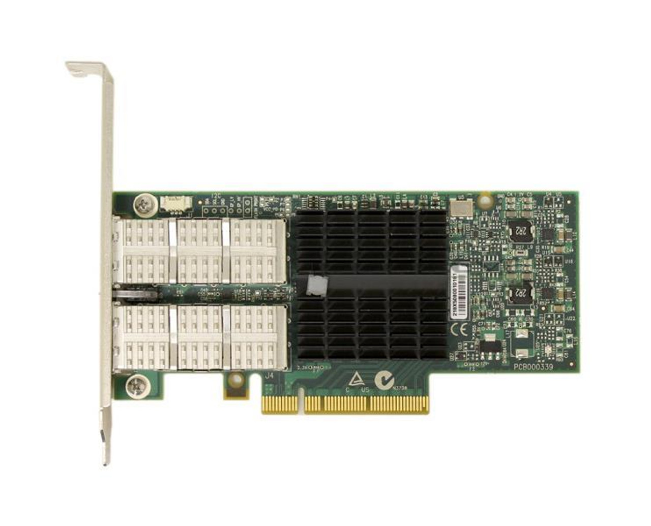 MCX354A-QCBT-HPE Mellanox ConnectX-3 Dual-Ports 56Gbps QSFP+ 10 Gigabit Ethernet PCI Express 3.0 x8 Network Adapter with VPI