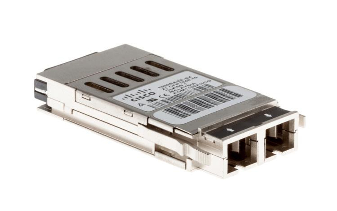 15454-GBIC-SX= Cisco 1Gbps 1000Base-SX Multi-mode Fiber 550m 850nm Duplex SC Connector GBIC Transceiver Module