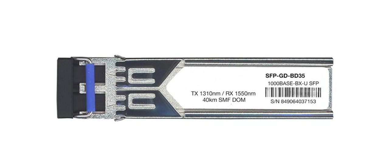 SFP-GD-BD35 MRV 1.25Gbps 1000Base-BX-U Single-mode Fiber 40km 1310nmTX/1550nmRX LC Connector SFP Transceiver Module