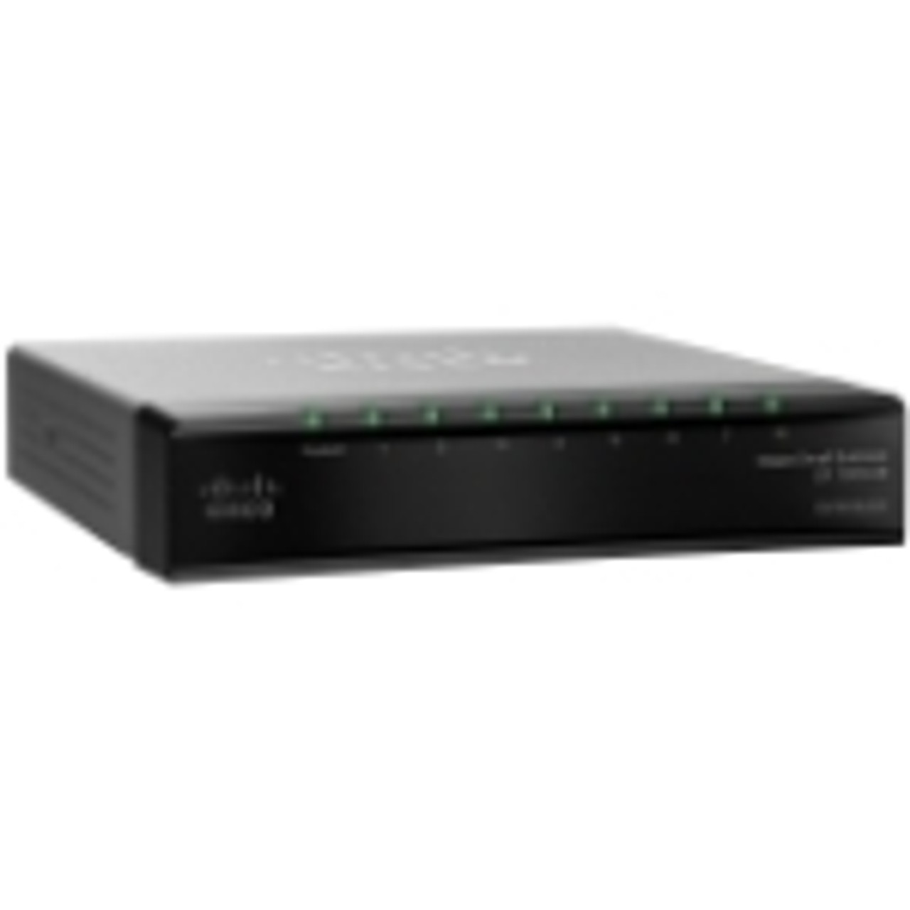 SF100D-08-AU Cisco Unmanaged Desktop Switch 8 Ports 10/100Base-TX Twisted Pair Fast Ethernet 2 Layer Supported Desktop, Wall Mountable (Refurbished)