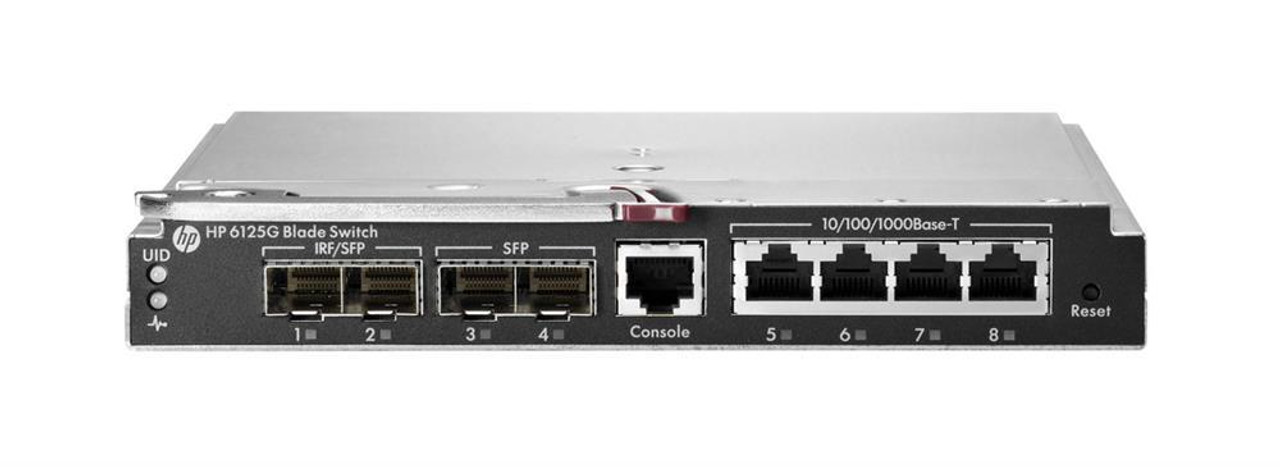 741565-001 HP 6125G/XG 8-Ports SFP+ 10 Gigabit Ethernet Blade Switch with TAA (Refurbished)