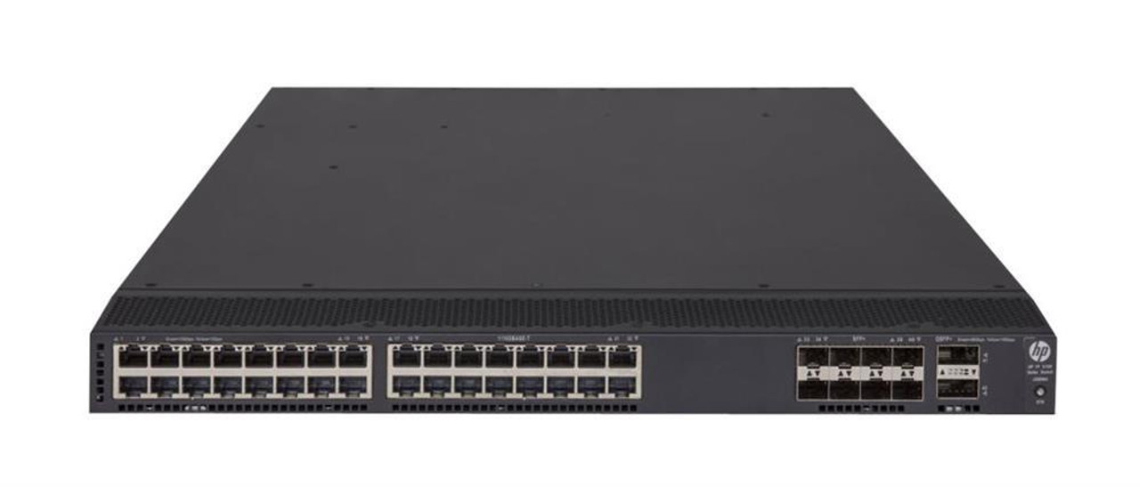 JG895A HP 5700-48G-4XG-2QSFP+ 48-Ports RJ-45 10/100/1000Base-T PoE Manageable Layer 3 Rack-mountable 1U with Gigabit SFP+ Switch (Refurbished)