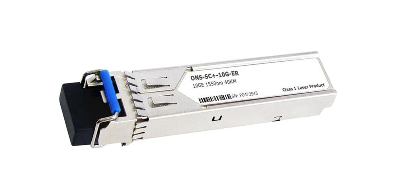 ONS-SC+-10G-ER Cisco 10Gbps 10GBase-ER Single-mode Fiber 40km 1550nm Duplex LC Connector SFP+ Transceiver Module