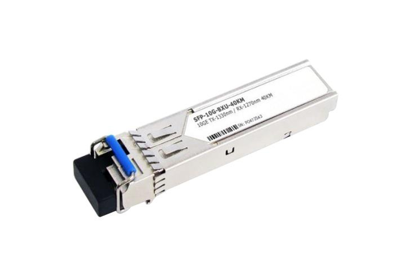 SFP-10G-BXU-10KM Cisco 10Gbps 10GBase-BX Single-mode Fiber 10km 1270nmTX/1330nmRX LC Connector SFP+ Transceiver Module