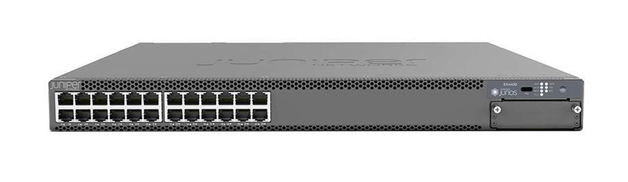 EX4400-24T-S Juniper EX4400 Switch Chassis - 24 Ports - Manageable - 3 Layer Supported - Twisted Pair - 1U High -  (Refurbished)