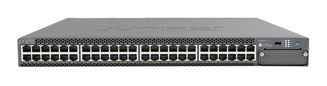 EX4400-48P-S Juniper EX4400 Switch Chassis - 48 Ports - Manageable - 3 Layer Supported - Twisted Pair - PoE Ports - 1U High -  (Refurbished)