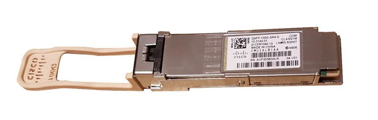 QSFP-100G-SR4-S Cisco 100Gbps 100GBase-SR4 Multi-mode Fiber 100m 850nm MPO Connector QSFP28 Transceiver Module