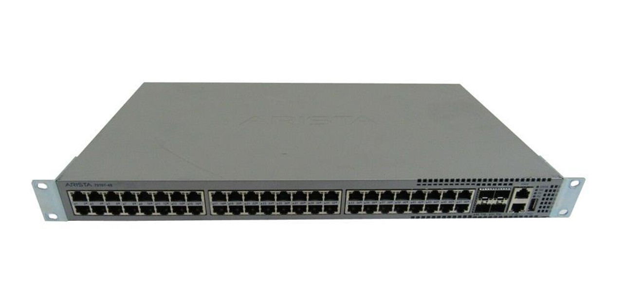 DCS-7010T-48-DC-F Arista Networks 7010T-48 Layer 3 Switch - 48 Ports - Manageable - Gigabit Ethernet, 10 Gigabit Ethernet - 10/100/1000Base-T, 10GBase-X - 3 Layer