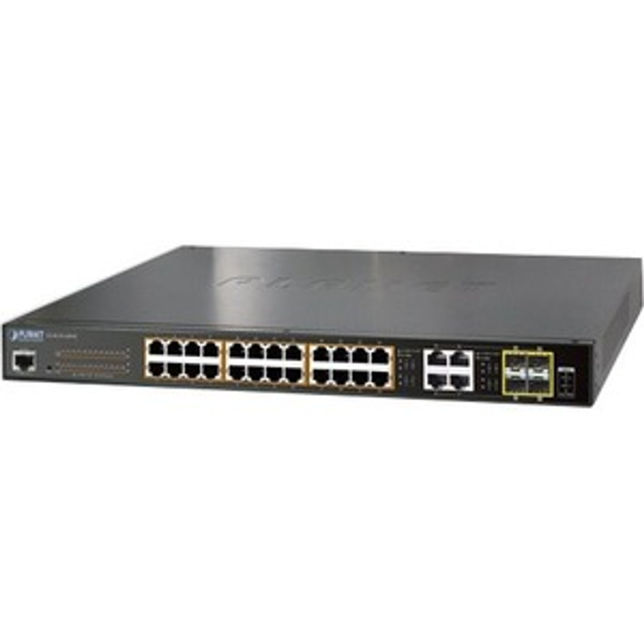 GS-4210-24PL4C Planet 24-Port 10/100/1000T 802.3at PoE + 4-Port Gigabit TP/SFP Combo Managed Switch - 24 Ports - Manageable - Gigabit Ethernet, Fast Ethernet -