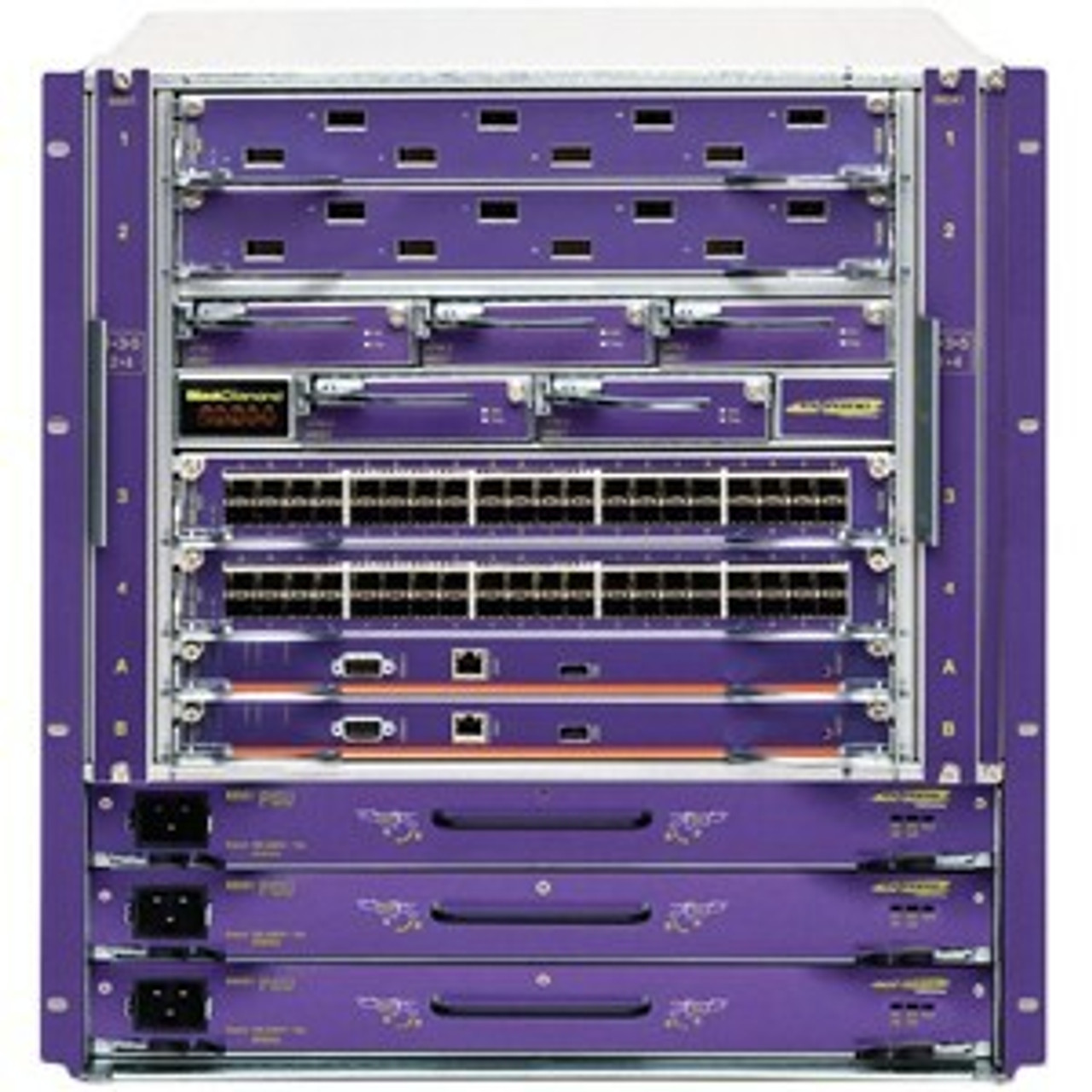 68040 Extreme Networks BlackDiamond 20804 Switch Chassis - Manageable - 3 Layer Supported - 11U High - Rack-mountable - 1 Year Limited  (Refurbished)
