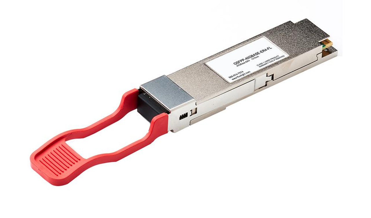 QSFPP-40GBASE-ER4 Juniper 40Gbps 40GBase-ER4 CWDM Single-mode Fiber 40km 1331nm Duplex LC Connector QSFP+ Transceiver Module (Refurbished)