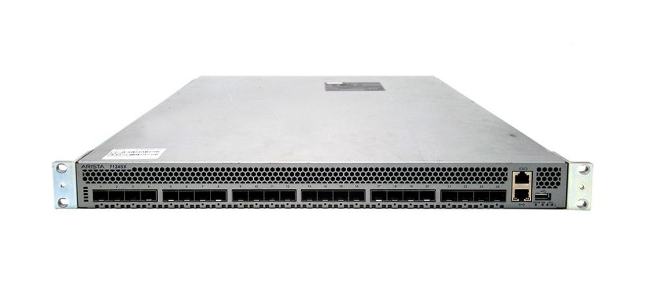 DCS-7124SX-F Arista Networks 7124SX Layer 3 Switch - Manageable - 10 Gigabit Ethernet - 4 Layer Supported - Power Supply - 1U High - Rack-mountable - 1 Year