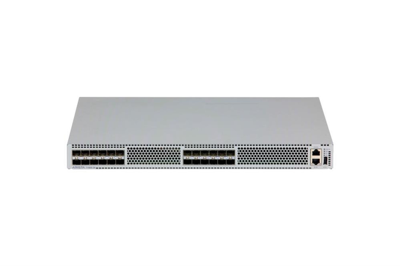 DCS-7150S-24-F-E Arista Networks 7150, 24x1/10G SFP+ Switch - Manageable - 10 Gigabit Ethernet - 4 Layer Supported - Power Supply - 1U High - Rack-mountable - 1 Year