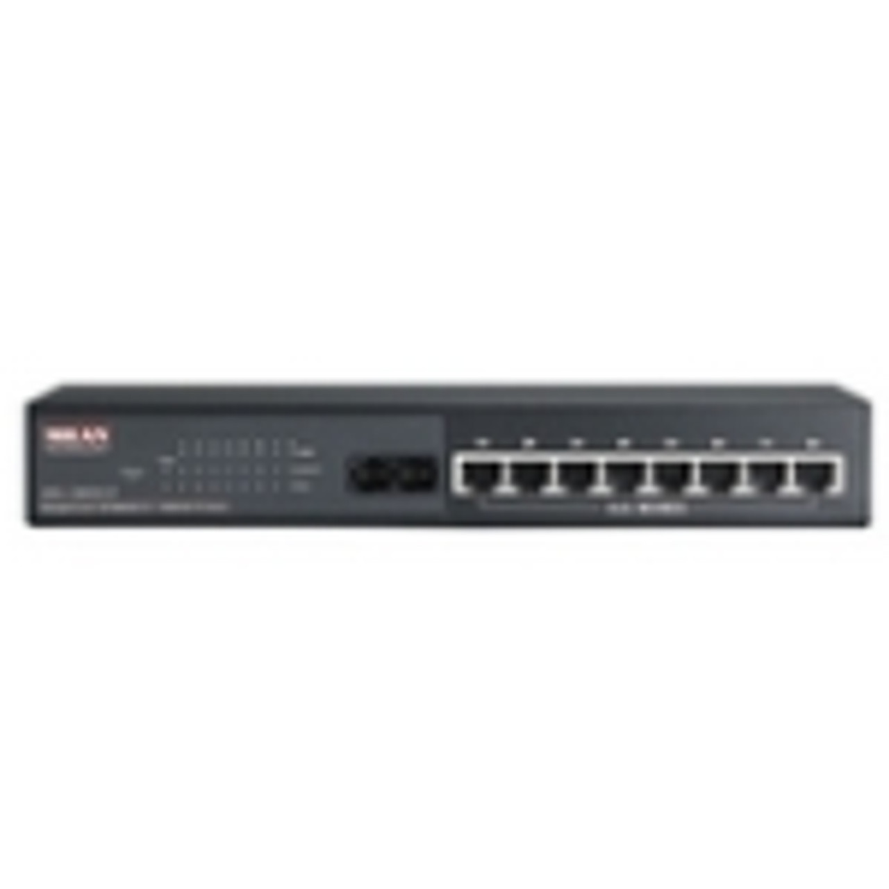 MIL-SM801PVFEU Milan MIL-SM801P Ethernet Switch 8 x 10/100Base-TX, 1 x 100Base-FX (Refurbished)