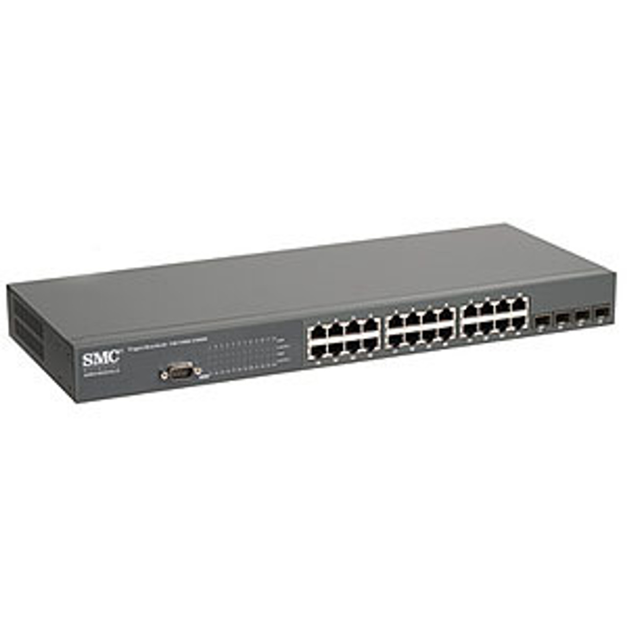 752.8585NA LG-Ericsson TigerSwitch SMC8024L2 Standalone Managed Switch - 4 x SFP (mini-GBIC) - 24 x  (Refurbished)