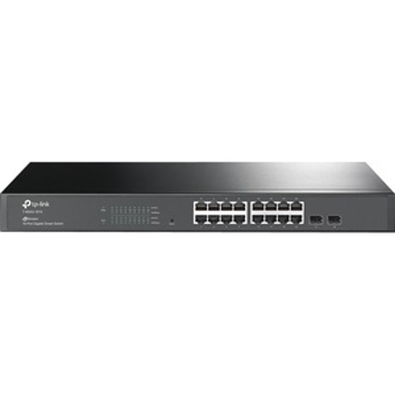 T1600G-18TS TP-Link JetStream16-Port Gigabit Smart Switch with 2 SFP Slots - 16 Ports - Manageable - 4 Layer Supported - Modular - 2 SFP Slots - Twisted Pair,