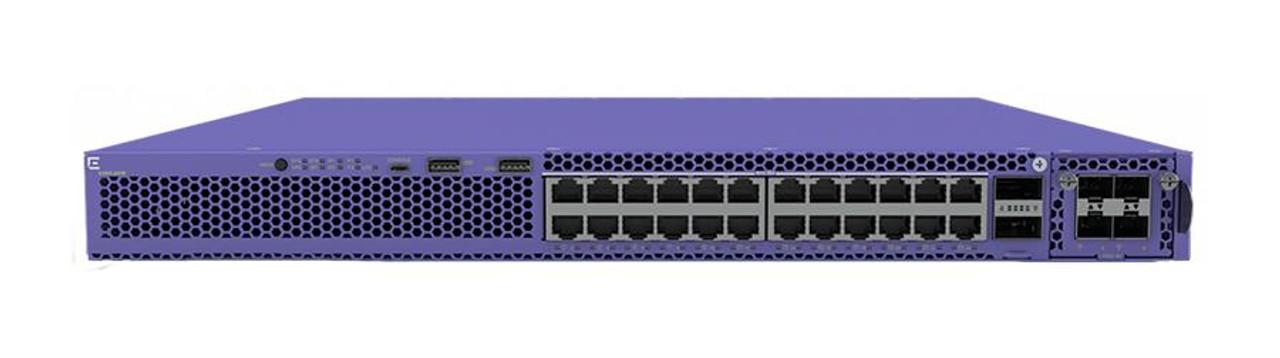 X465-24W-B1 Extreme Networks ExtremeSwitching X465-24W Ethernet Switch - 24 Ports - Manageable - 3 Layer Supported - Modular - Optical Fiber, Twisted Pair - 1U