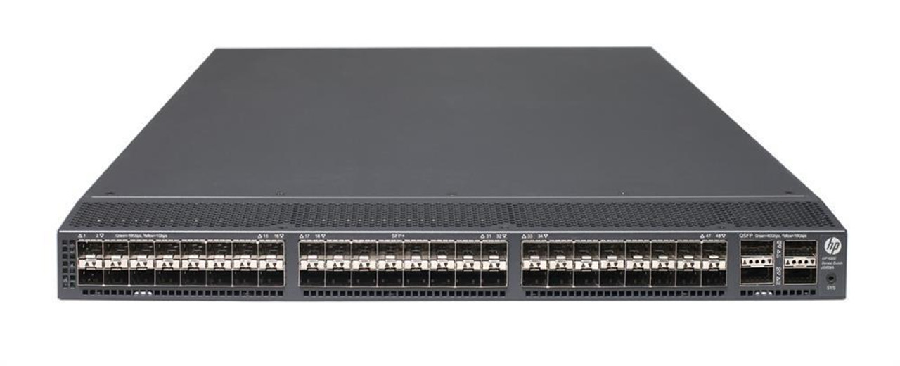 JL168-61001 HP Altoline 5712 48XG 6QSFP+ X86 48-Ports RJ-45 Manageable Layer 3 Rack-mountable 1U with Gigabit QSFP+ Onie AC Front-To-Back Switch (Refurbished)